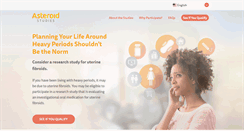 Desktop Screenshot of livingwithfibroids.com